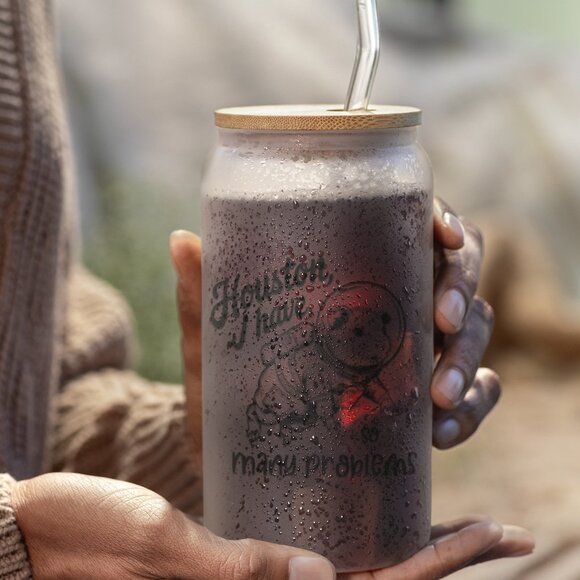 Houston I Have So Many Problems Hamster Astronaut Tumbler, Funny Space Nerd Gift - Picture 5 of 6